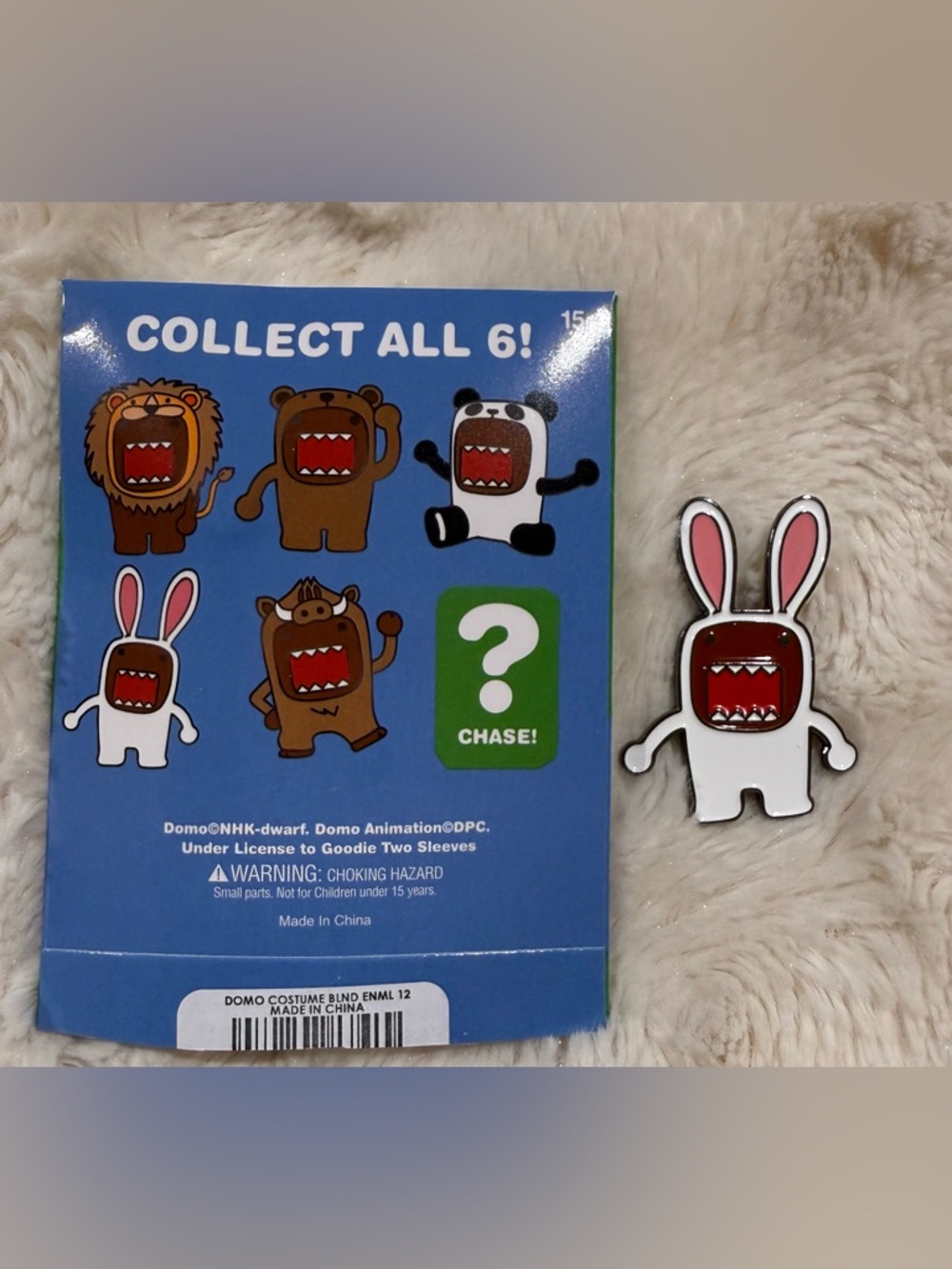 Domo Animal Costume Blind Bag Enamel Pin Hot Topic Exclusive